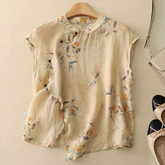 AMELIA LINEN TOP
