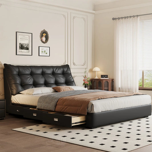 ARANO ITALIAN LEATHER BED