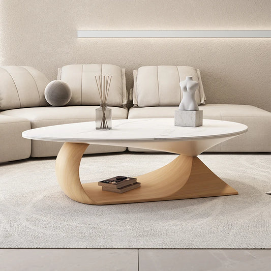 AURORA OVAL COFFEE TABLE