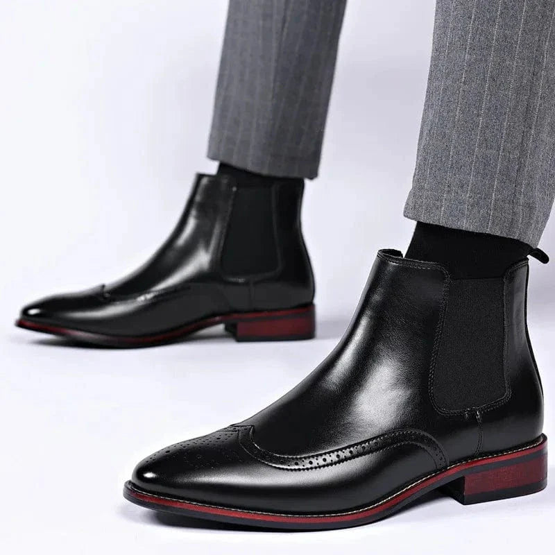 Alexander Leather Chelsea Boots