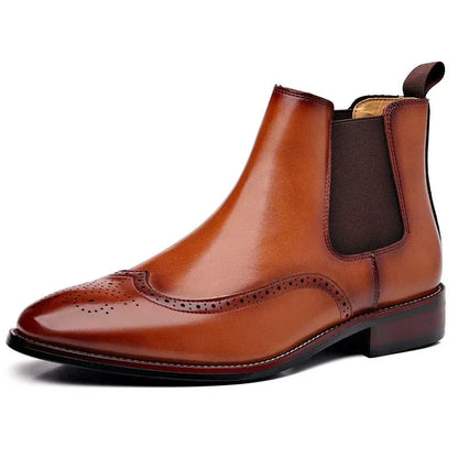 Alexander Leather Chelsea Boots