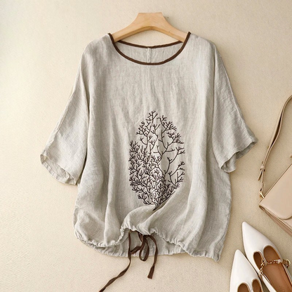 Nella Drawstring Blouse