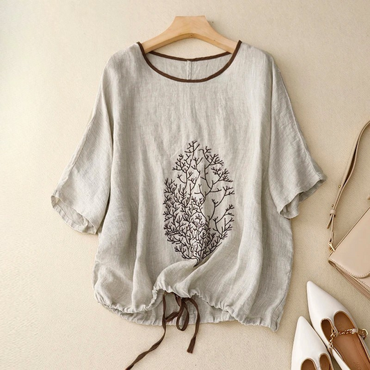 Nella Drawstring Blouse